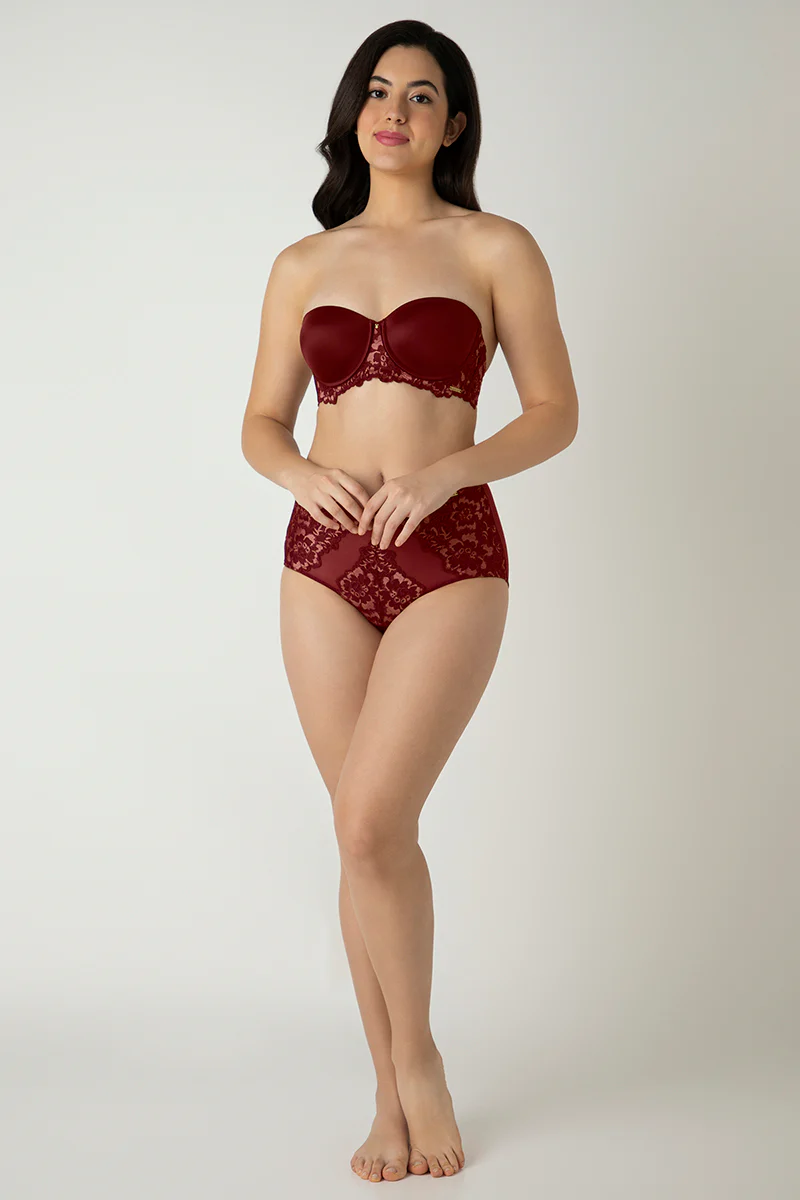Femme Lace Padded Wired Multiway Bra - Image 10