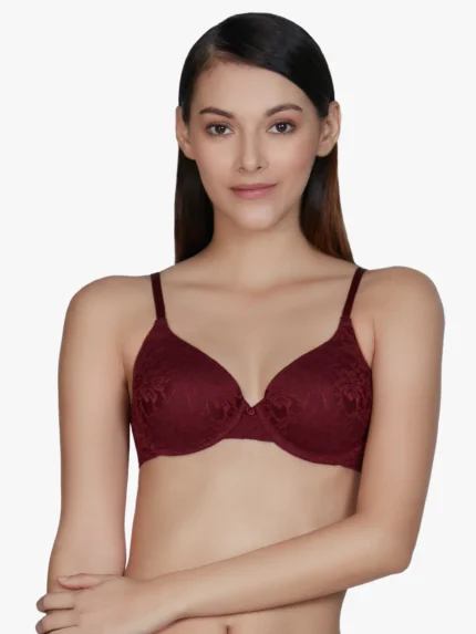 Floral Romance Padded Wired Lace Bra