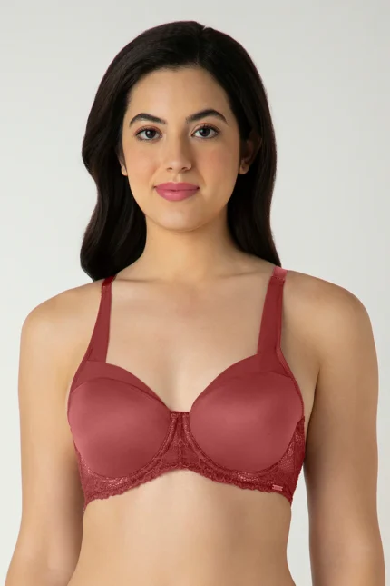 Glam Lace Padded Wired Balconette Bra