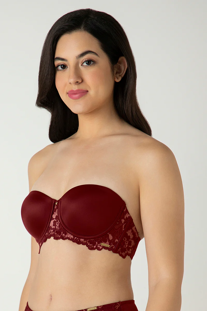 Femme Lace Padded Wired Multiway Bra - Image 3