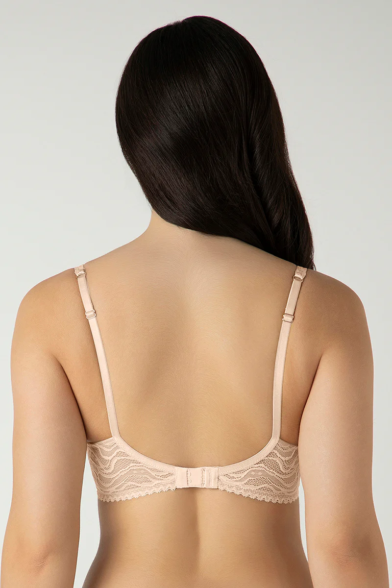 Demure Padded Non-Wired Demi Bra - Image 15