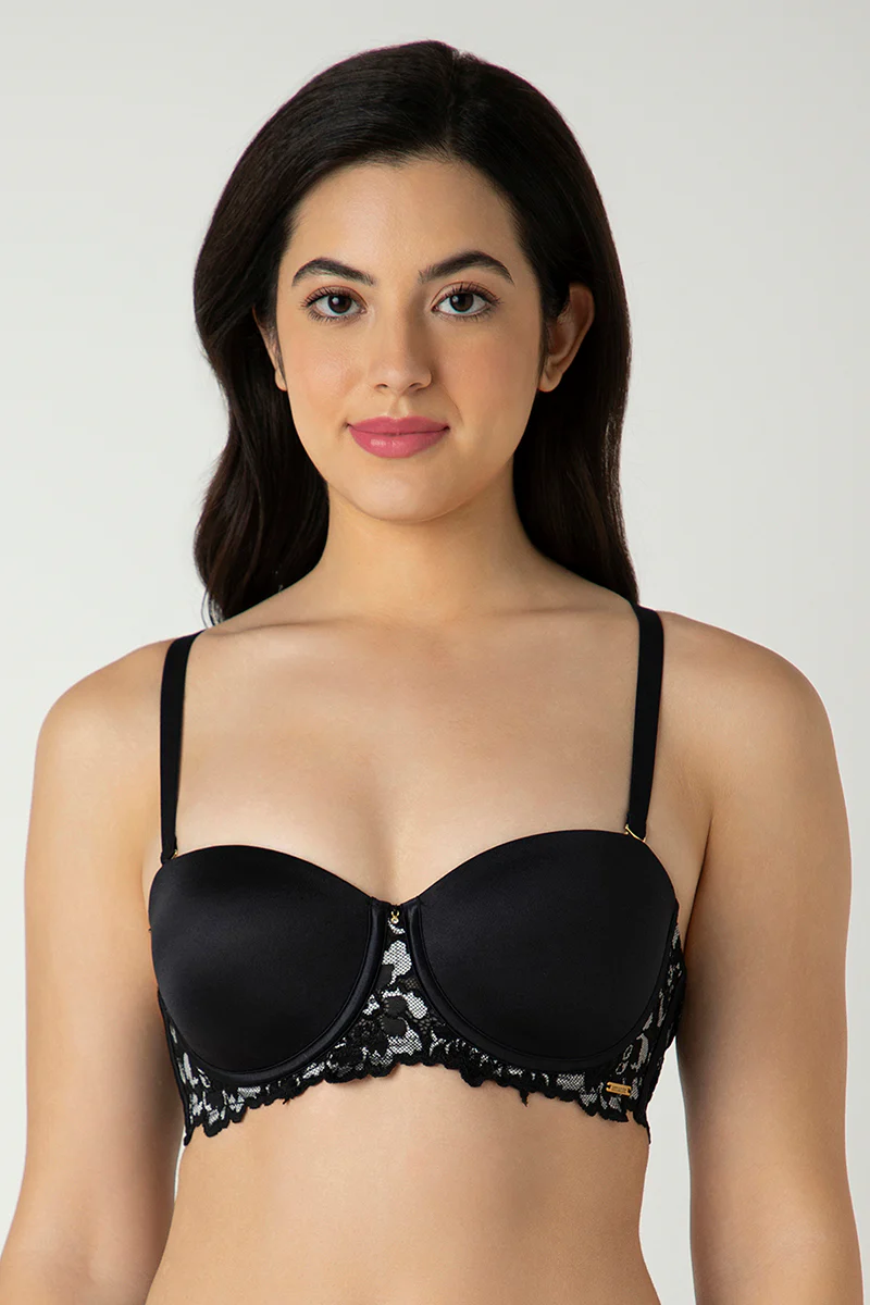 Femme Lace Padded Wired Multiway Bra - Image 15