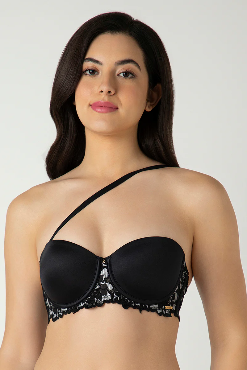 Femme Lace Padded Wired Multiway Bra - Image 16