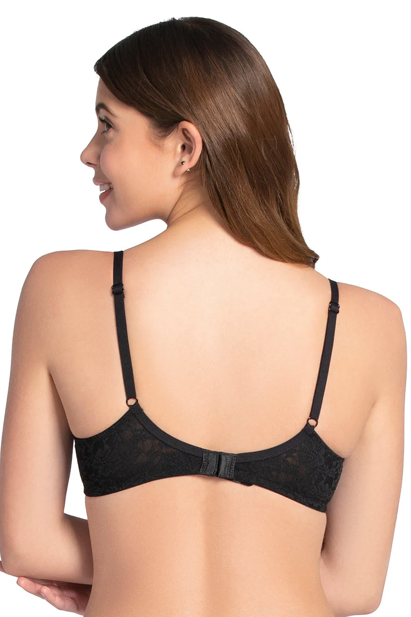 Floral Romance Padded Wired Lace Bra - Image 8