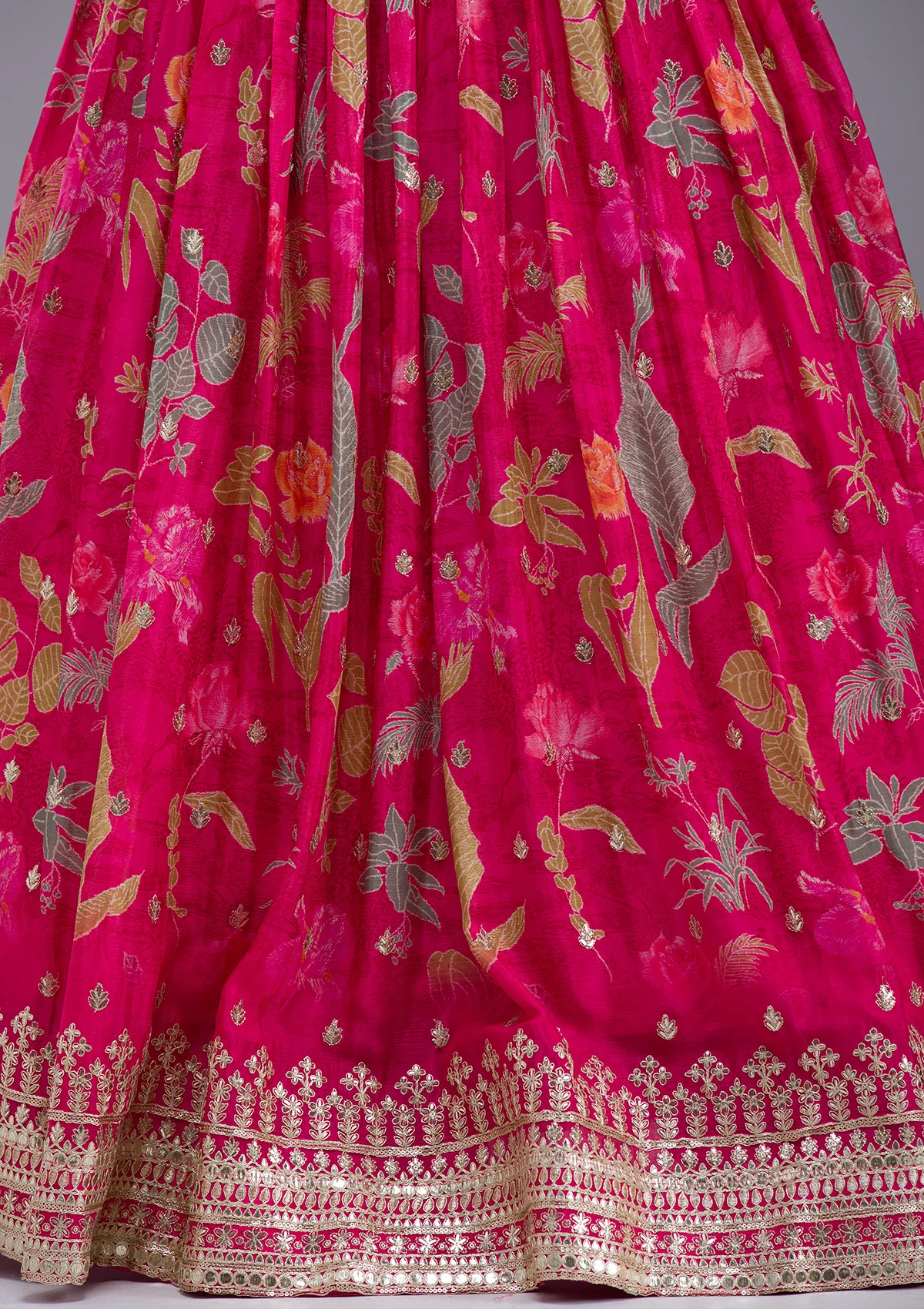 Sequins Georgette Readymade Lehenga - Image 18