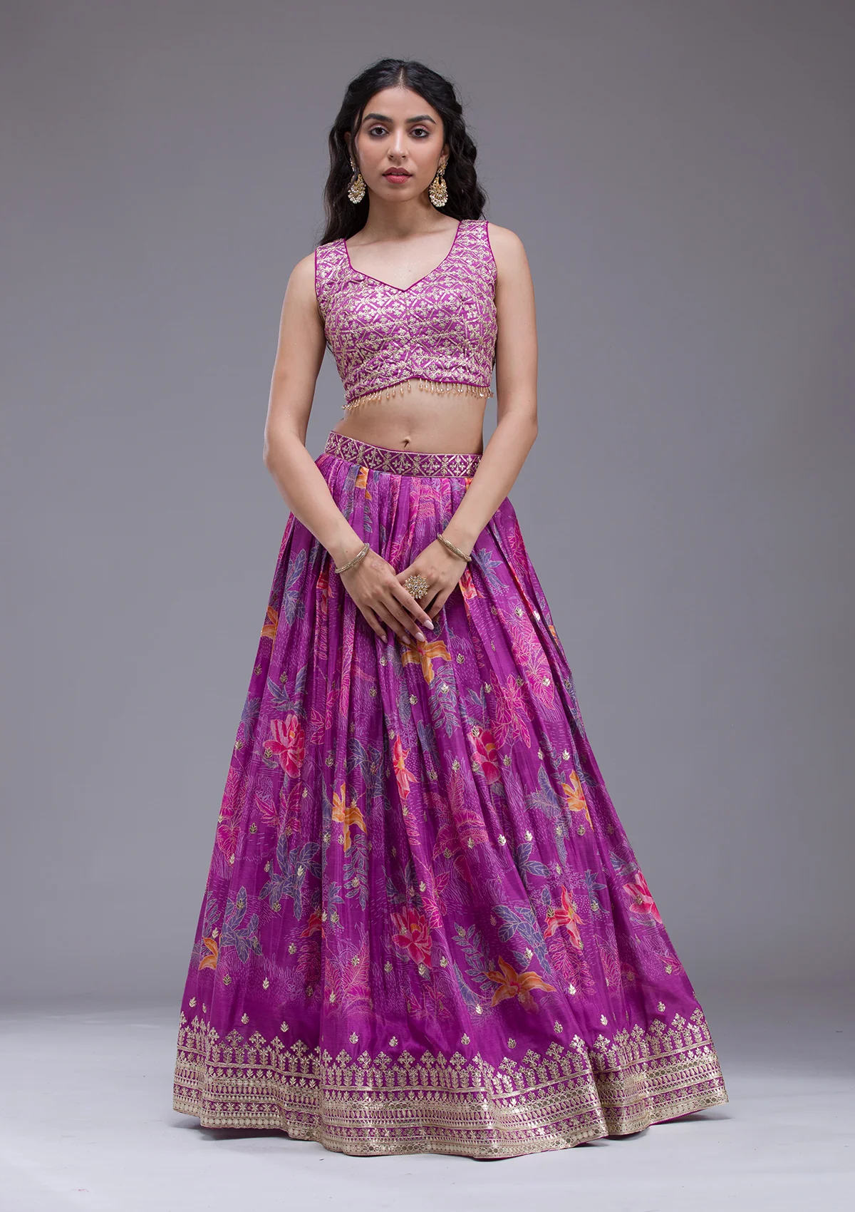 Sequins Georgette Readymade Lehenga - Image 21