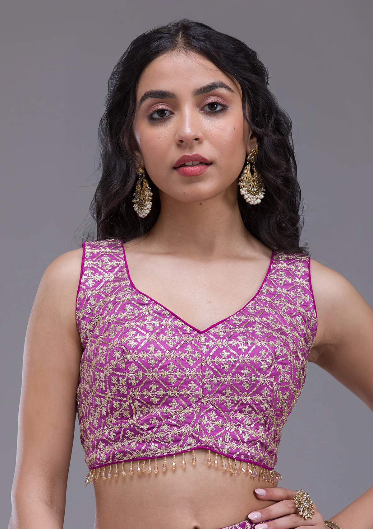 Sequins Georgette Readymade Lehenga - Image 24