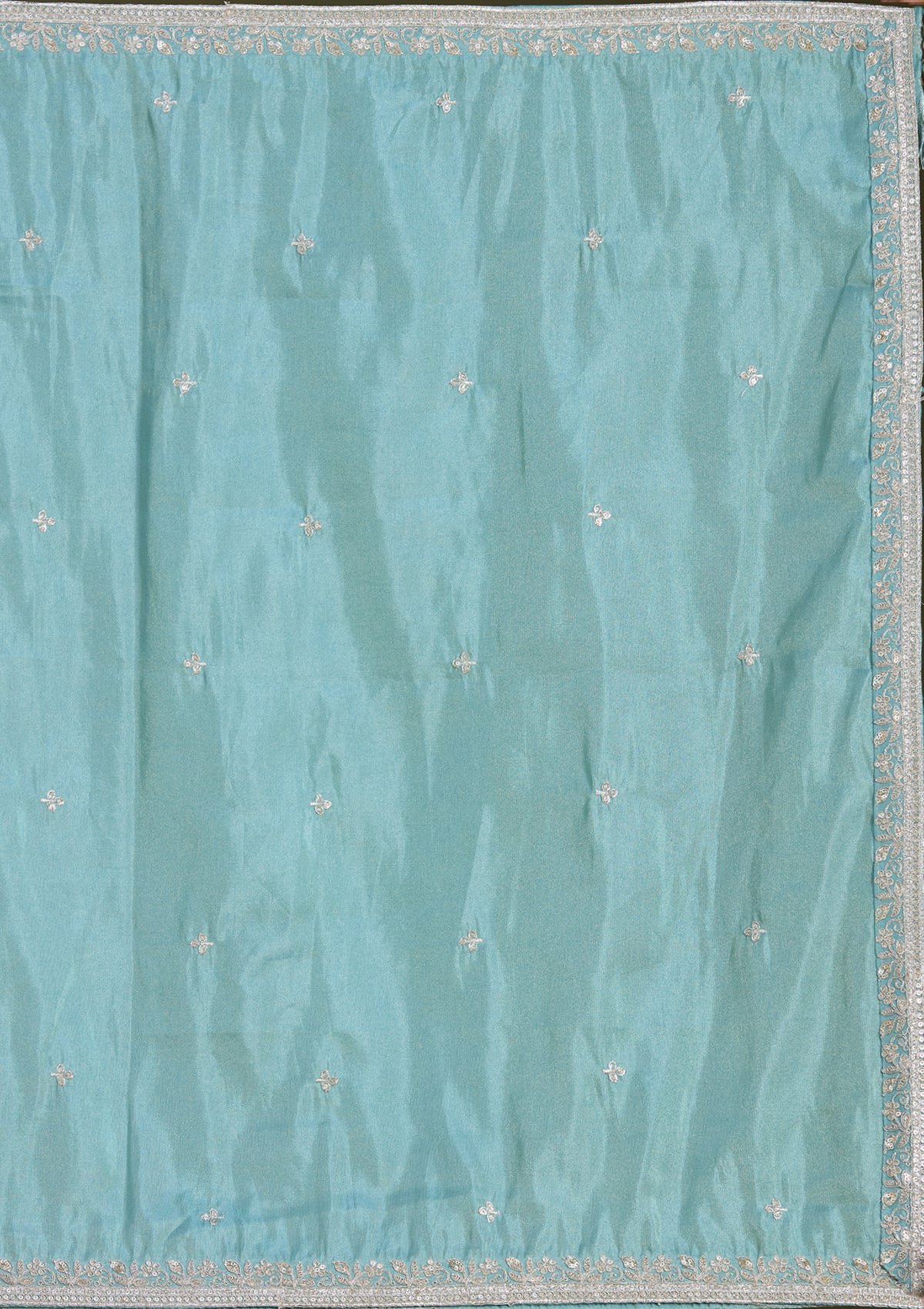 Sequins Banarasi Readymade Lehenga - Image 19