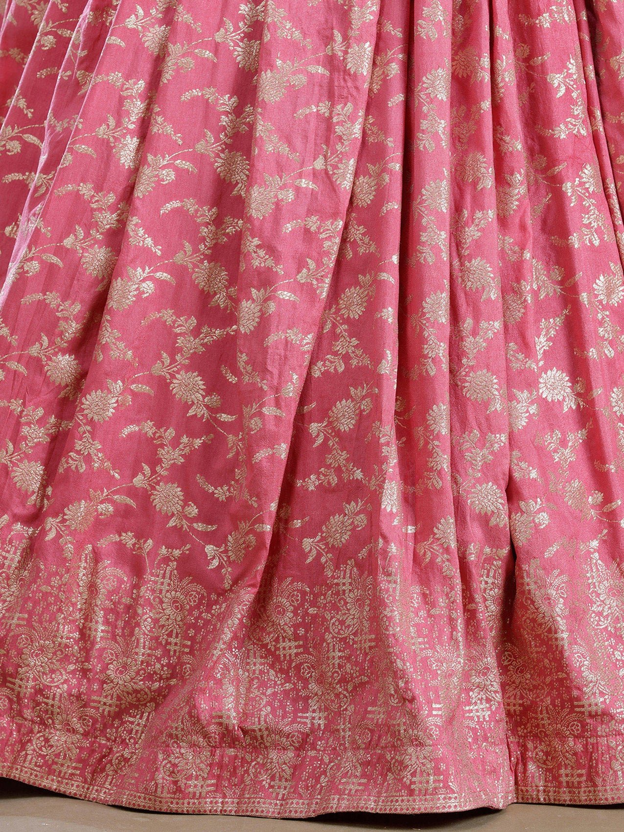 Sequins Soft Raw Silk Readymade Lehenga - Image 16