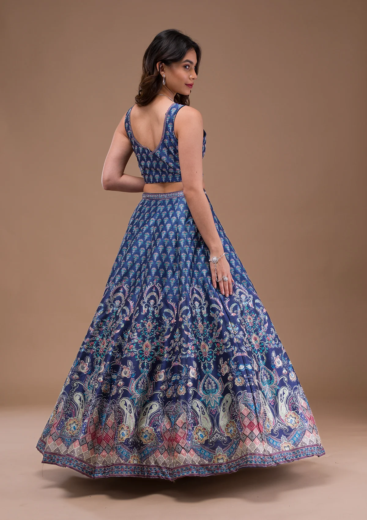 Swaroski Banarasi Readymade Lehenga Set - Image 20