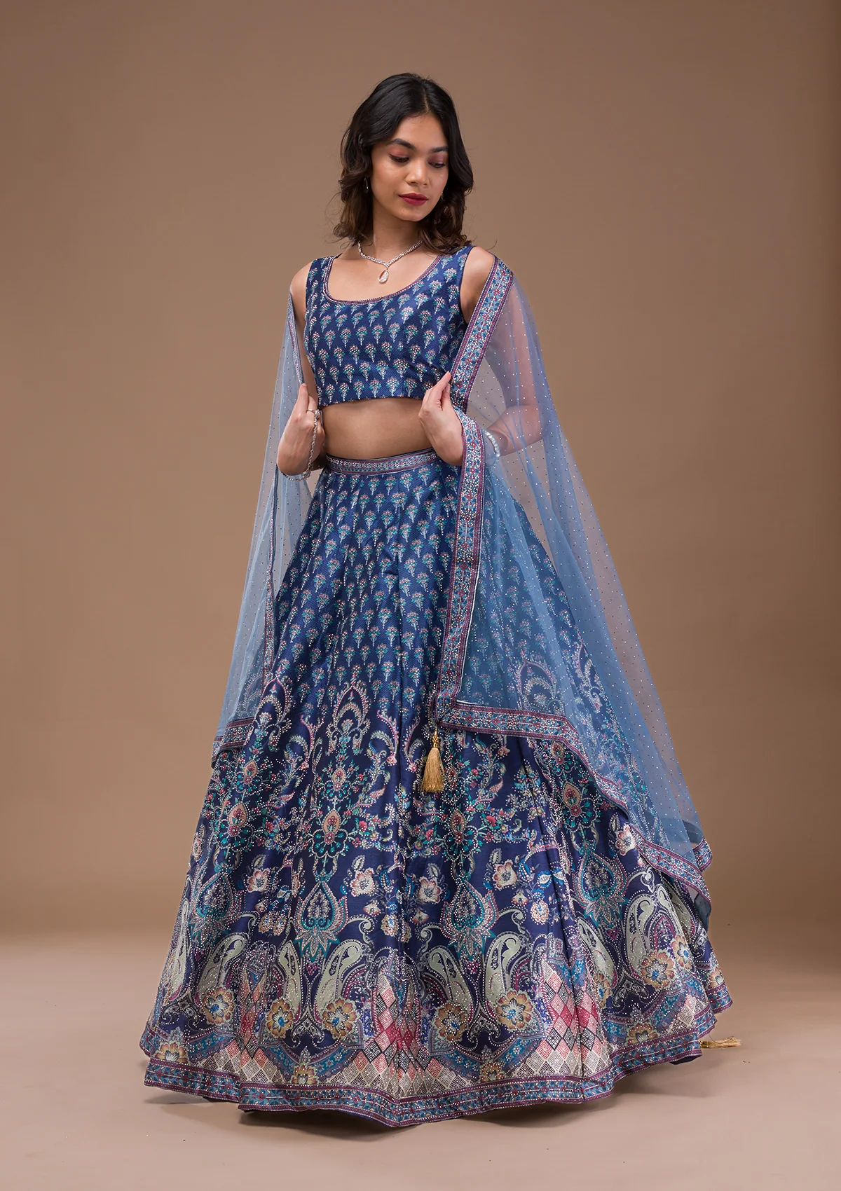 Swaroski Banarasi Readymade Lehenga Set - Image 18