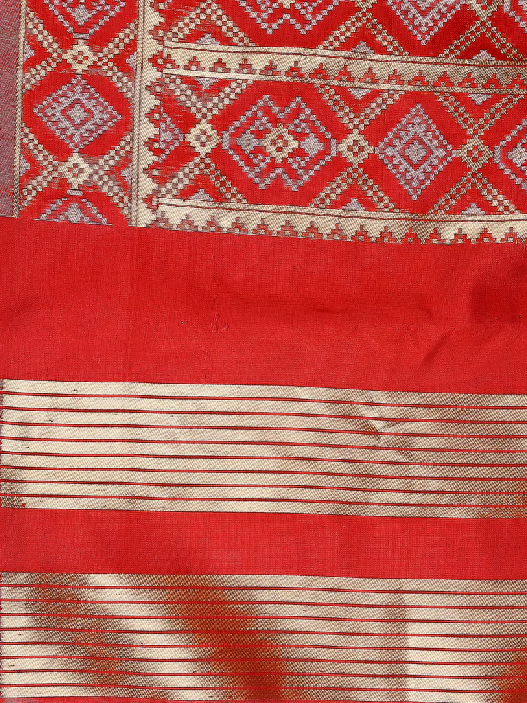 Elegant Banarasi Patola Silk Dupatta - Image 9