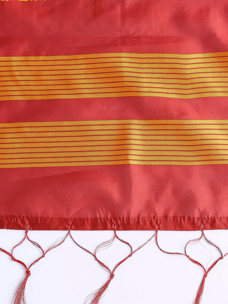 Woven Banarasi Patola Silk Dupatta - Image 6